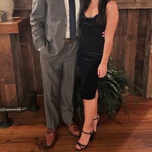 Velvet midi lulus dress